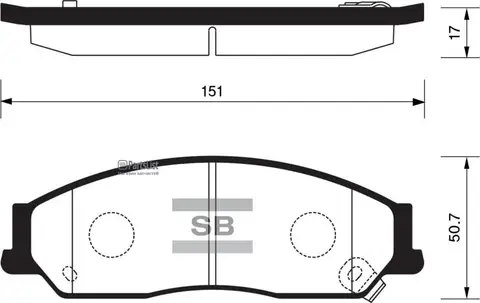 SANGSIN BRAKE SP1235 | Колодки тормозные передние Toyota Camry