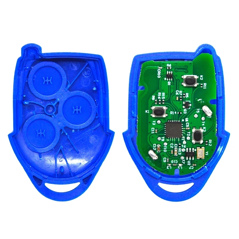 3 кнопки Aftermarket Blue Key Fob CN018038 для Ford Transit Remote 434MHZ 4D63 Chip FCCID 6C1T-15K601-AG