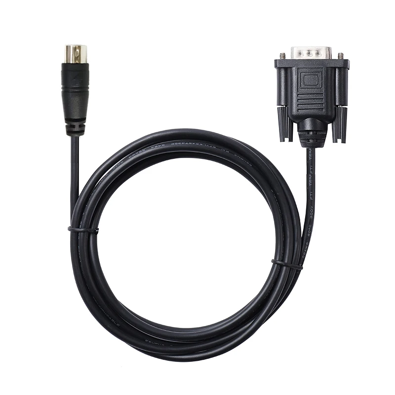 Последовательный кабель DB9 папа RS232 в Mini Din 8P для подключения серии Delta DVP ПЛК DOP HMI