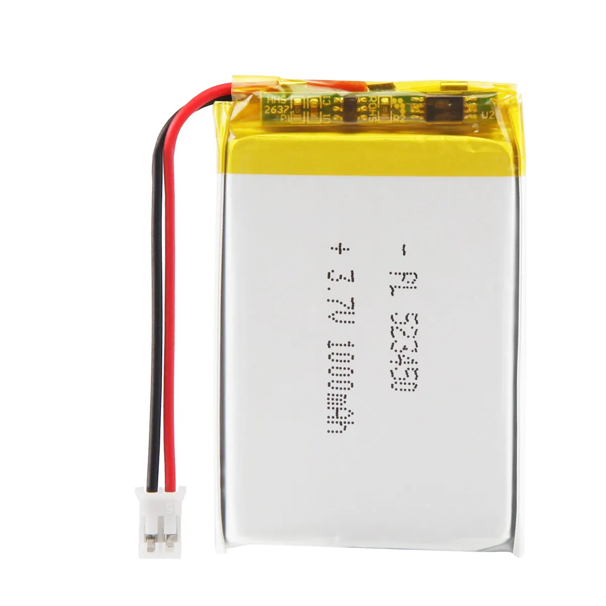 

3.7V 1000mAh 523450 Rechargeable Lipo Battery length 52mm