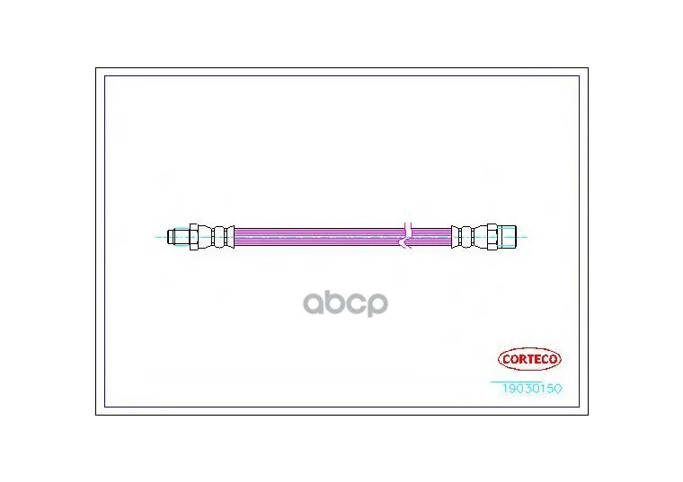 Шланг Тормозной Mercedes-Benz: V-Class V 200/V 200 Cdi/V 220 230 96-03 Vito Автобус 108 Cdi 2.2/108 |