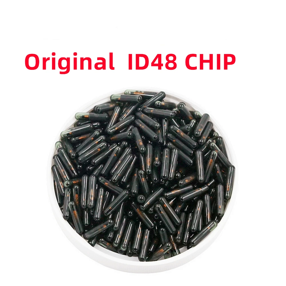

chip id48 original ID 48 glass chip auto transponder chip ID 48 chip for VW Audi Skoda Honda car key blank chip kit /lot