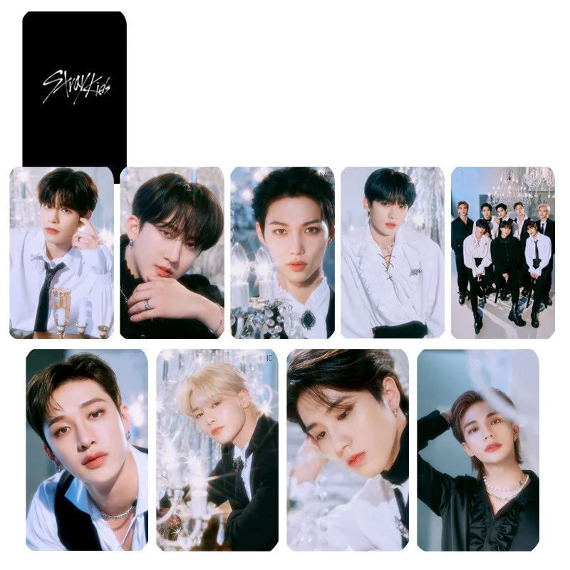 9 шт./компл. KPOP бродящая детская Фотокарта Двусторонняя открытка баг Чан Хван хюнь