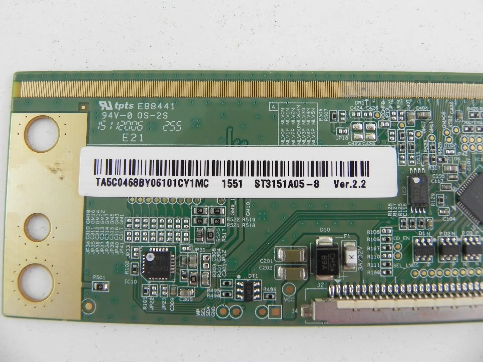 TCL LED32D2700 32" LED TV оригинал плата T-CON ST3151A05-8 Ver.2.2 | Электроника