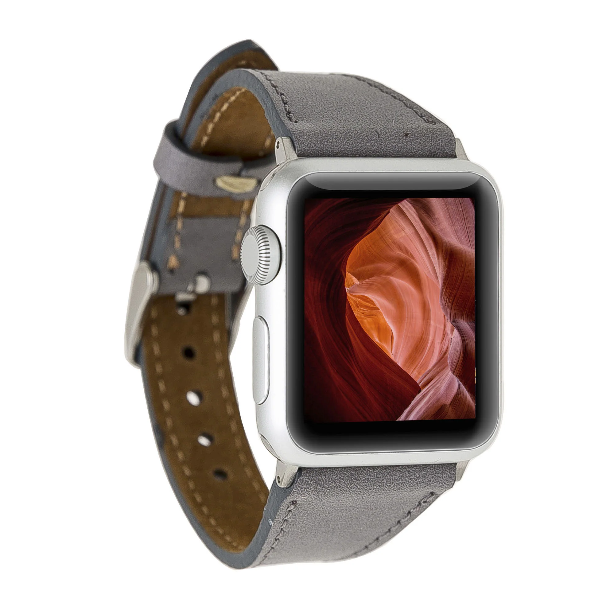 

Тонкий ремешок из натуральной кожи для Apple iWatch 38-40-41-42-44-45 мм
