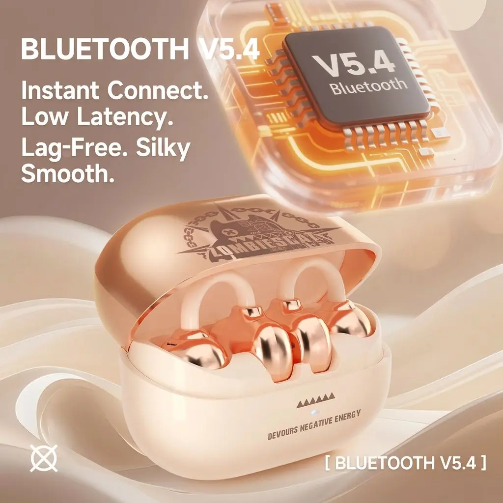 Беспроводные Bluetooth-наушники ZOMBIESCAT B15 с креплением на ухо, не внутриканальные, модные, безболезненные, для спорта и бега, 24 часа работы (art.: 3920d8cd0c684) - 3920d8cd0c684