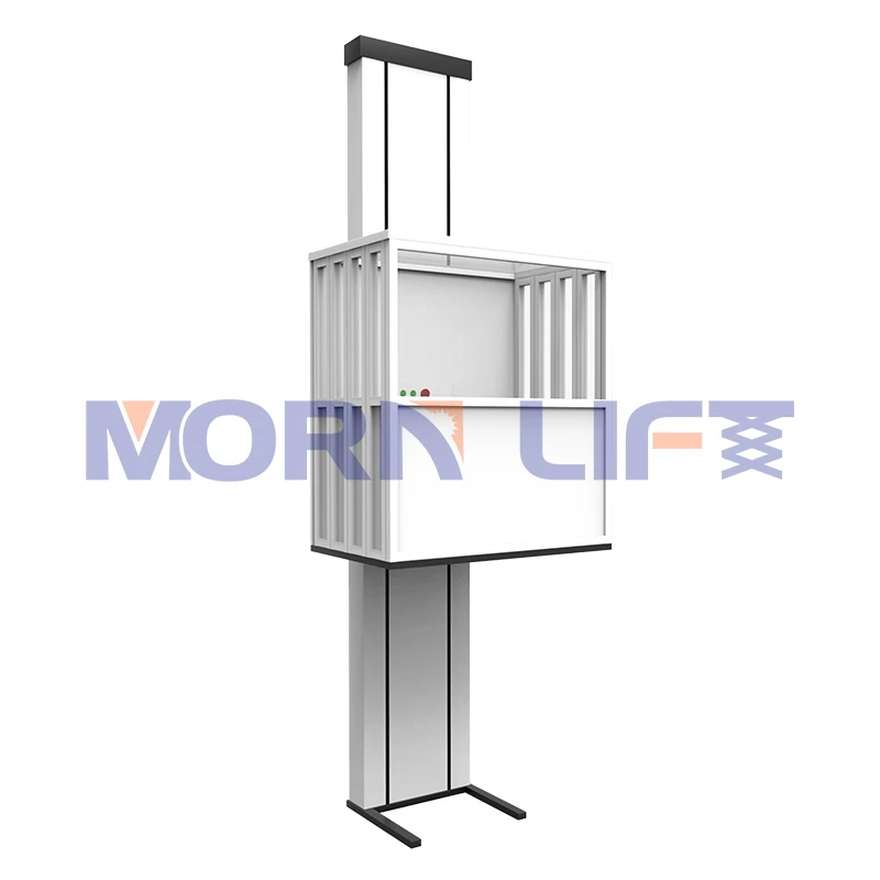 

MORN Outdoor Indoor Home Lift Residential Elevator Vertical Platform Lift Hydraulic Home Elevator With CE ISO