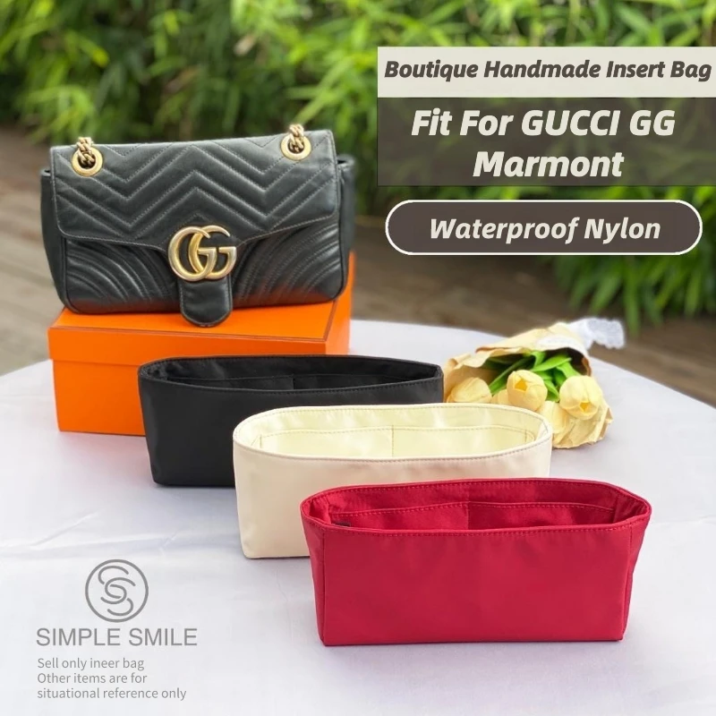 

For GUCCI GG Marmont Make up Organizer Felt Cloth Handbag Insert Bag Travel Inner Purse Portable Cosmetic Bags