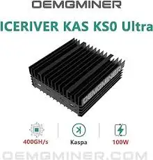 Купи 2 ПОЛУЧИ 1 бесплатно IceRiver KS0 Ultra KAS Asic Miner 400 г 100 Вт Kaspa с оригинальным блоком
