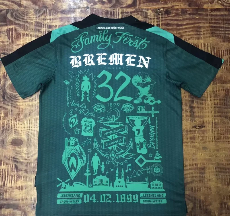 

2022 2023 SV Werder Bremen Soccer Jerseys How Deep Is Your Love 22 23 football shirt