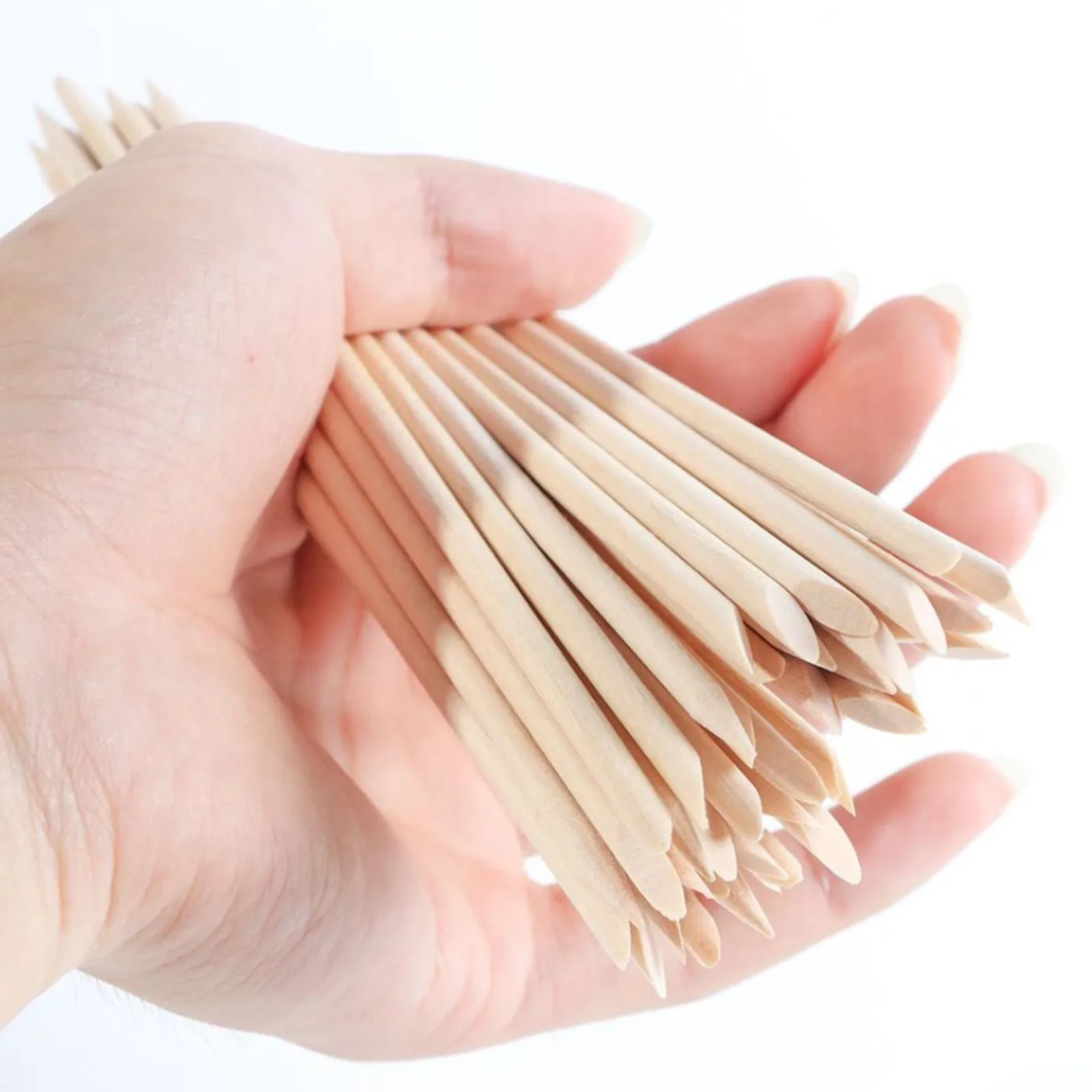 Апельсиновые палочки для маникюра 7 см 100 шт (комплект из 9 шт)