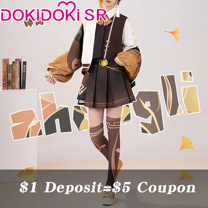

$1 Deposit =$5 Coupon DokiDoki-SR Game Genshin Impact Zhongli Cosplay Costume Zhong Li Doujin Genshin Impact Cosplay Costume