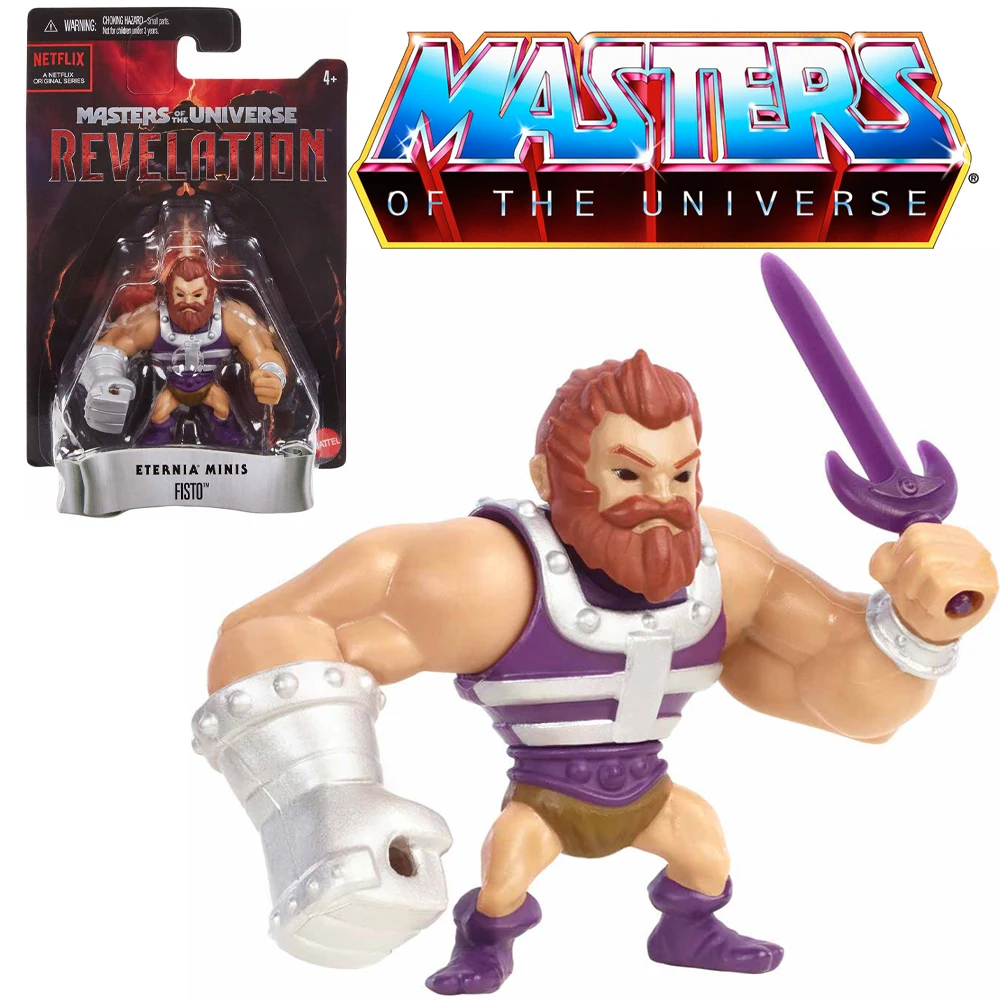

Фигурки героев серии He-Man And The Masters Of The Universe-HBR81 Fisto Оригинальные подарки на день рождения для детей игрушки для коллекционеров