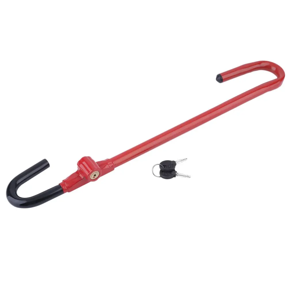 

High Security Anti-Theft U Shape Telescopic Extendable Steering Wheel Lock Fits Many Kind Of Car With Keys