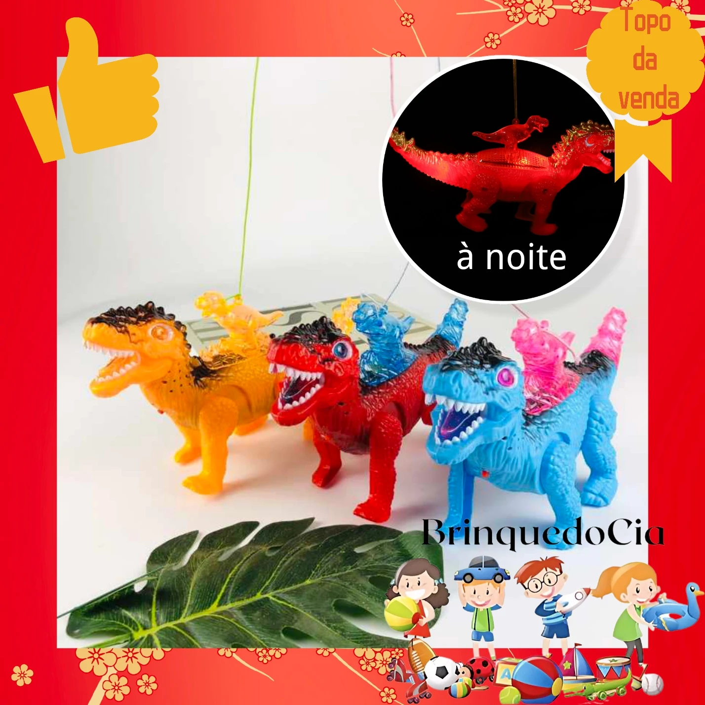 

Dinossauro Robô De Brinquedo Com Luzes Led Movimento E Som