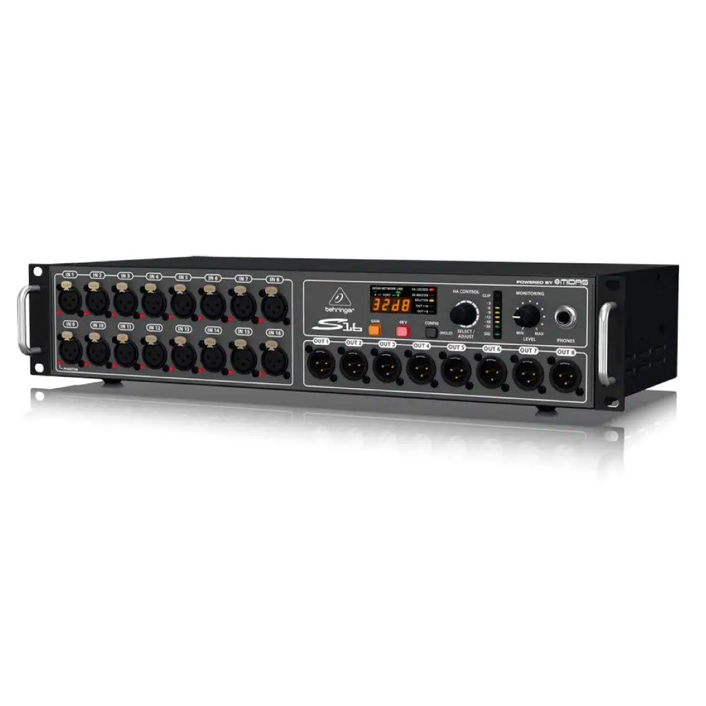 

100% OFFICIAL Behringer S16 16-input / 8-output Digital Stage Box