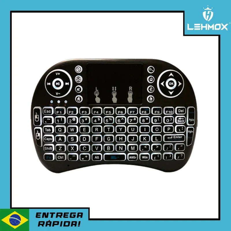 

Mini Keyboard Wireless Control For Smart Tv Tv Box Pc - Xbox360 Notebooks PCs Netbooks Tablets RGB Bluetooth-KP2048