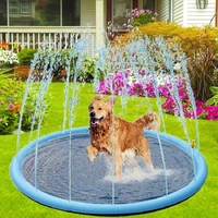 pet sprinkler pad play cooling mat swimming pool inflatable water spray pad mats tub summer cool dog bathtub for dogs and