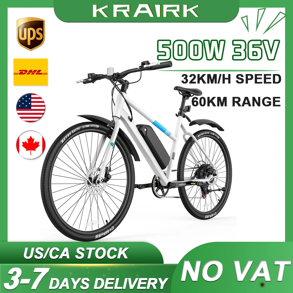 

Mac Mission 100 Electric Bike 27.5 inch Commuter Bicycle 32KM/H Aluminum Alloy High Power 350W Electric Bike for Adults