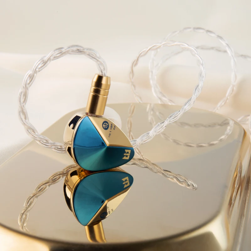 TRI x HBB KAI 3rd Generation DLC Diaphragm Dynamic Earphone In Ear Monitor Headphone Wired Earbuds Headset TRI&HBB KAI kai IEM
