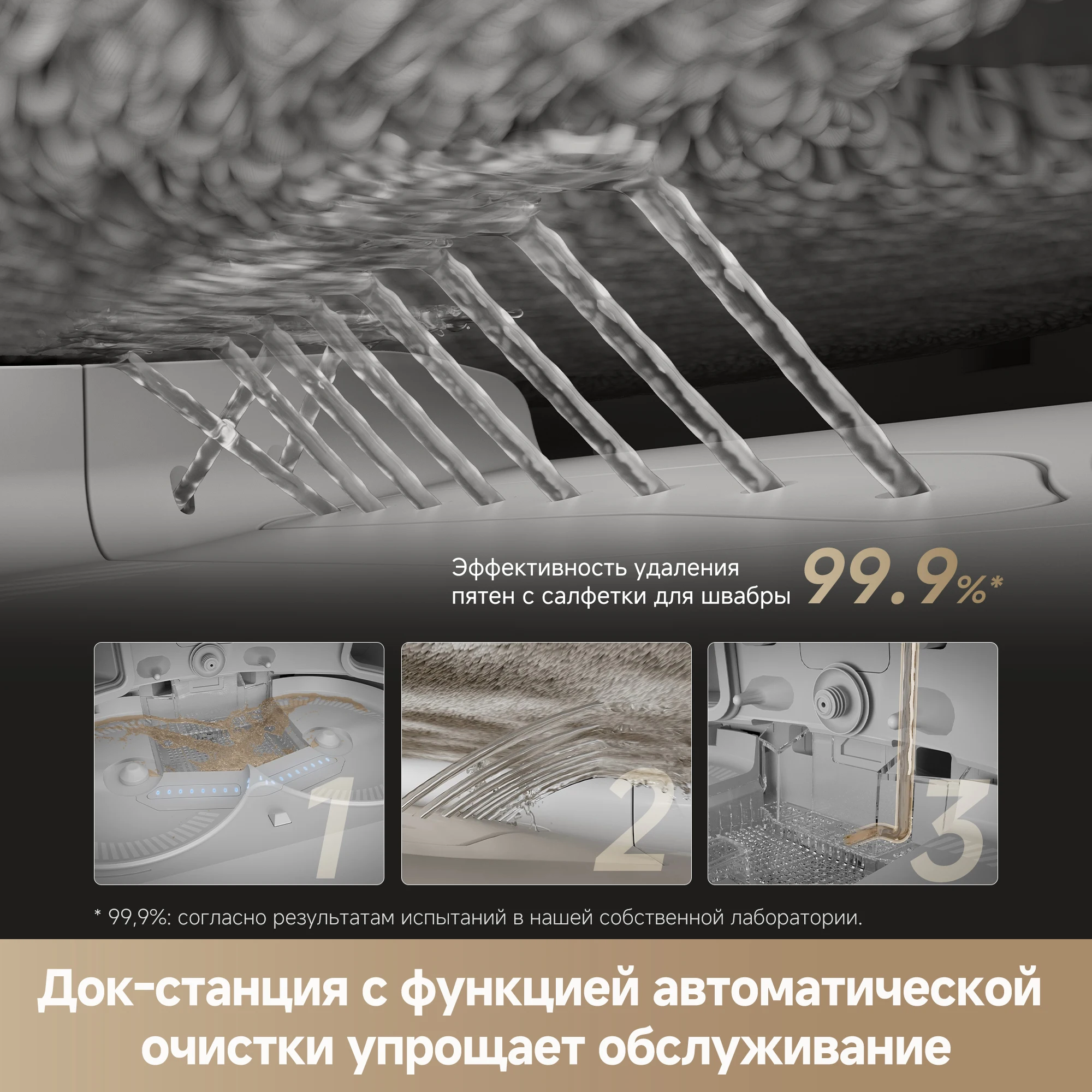 Фото Dreame L50 ULTRA робот пылесос моющий со станцией самоочистки №5