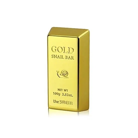 The Saem Snail Мыло для умывания с экстрактом золота муцина улитки оливы 100г Gold Bar 100гр -