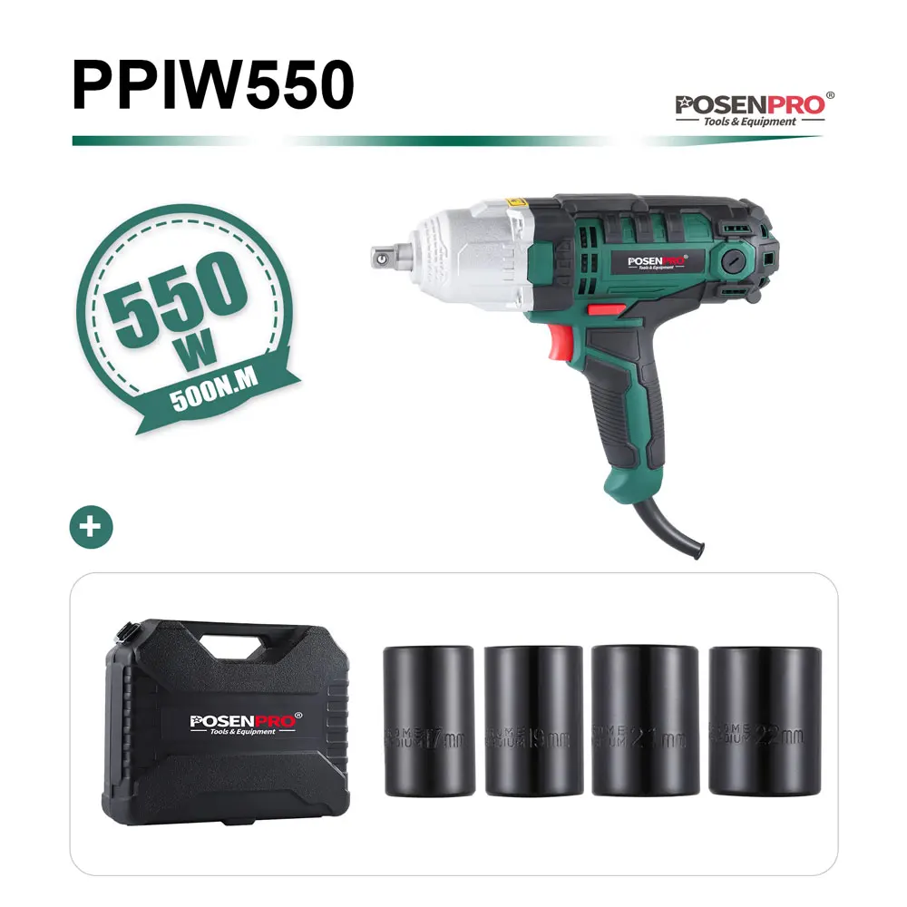 

Электрический ударный гайковерт POSENPRO Ppiw550 550 Вт
