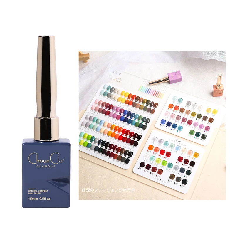 

Healthy Manicure 60 Colors Kit Gel Nail Polish Single bottle Monochrome Color Palette Varnish Semipermanent Remover Polish Gel