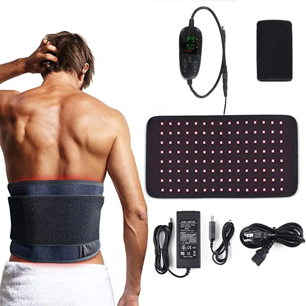 120pcs Muscle Pain Relieve Red Light Therapy Belt 660NM 850NM LED Light Therapy Flexible Pad