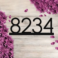 house number sign outdoor modern residential address plaque custom street address numbers hotel number letter sign door plates