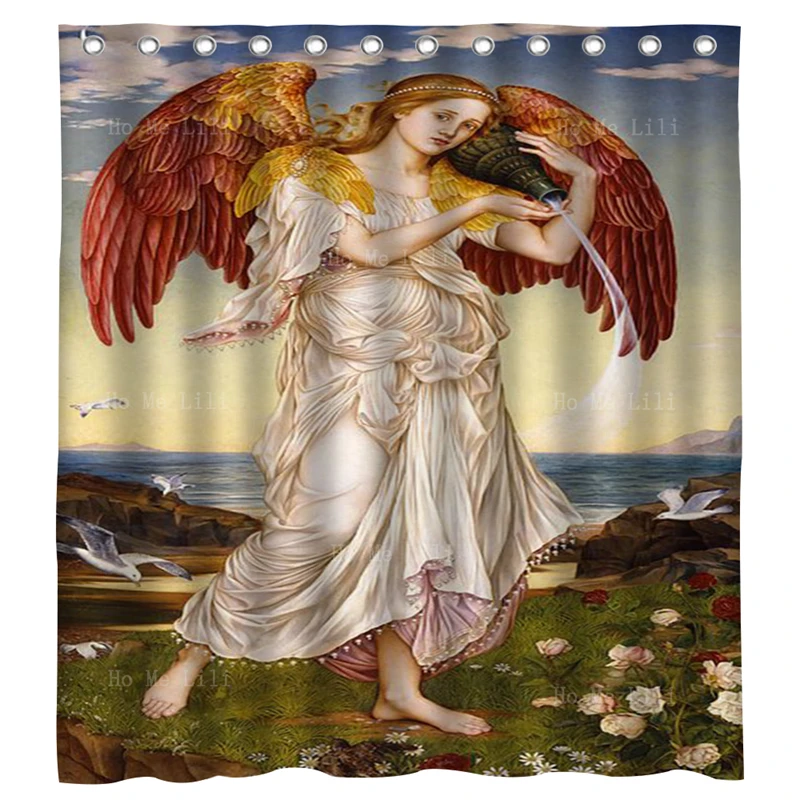 

Eos Greek Mythology Allegory Of The Dawn Goddess European Roman Norse Religion Farbic Shower Curtain By Ho Me Lili