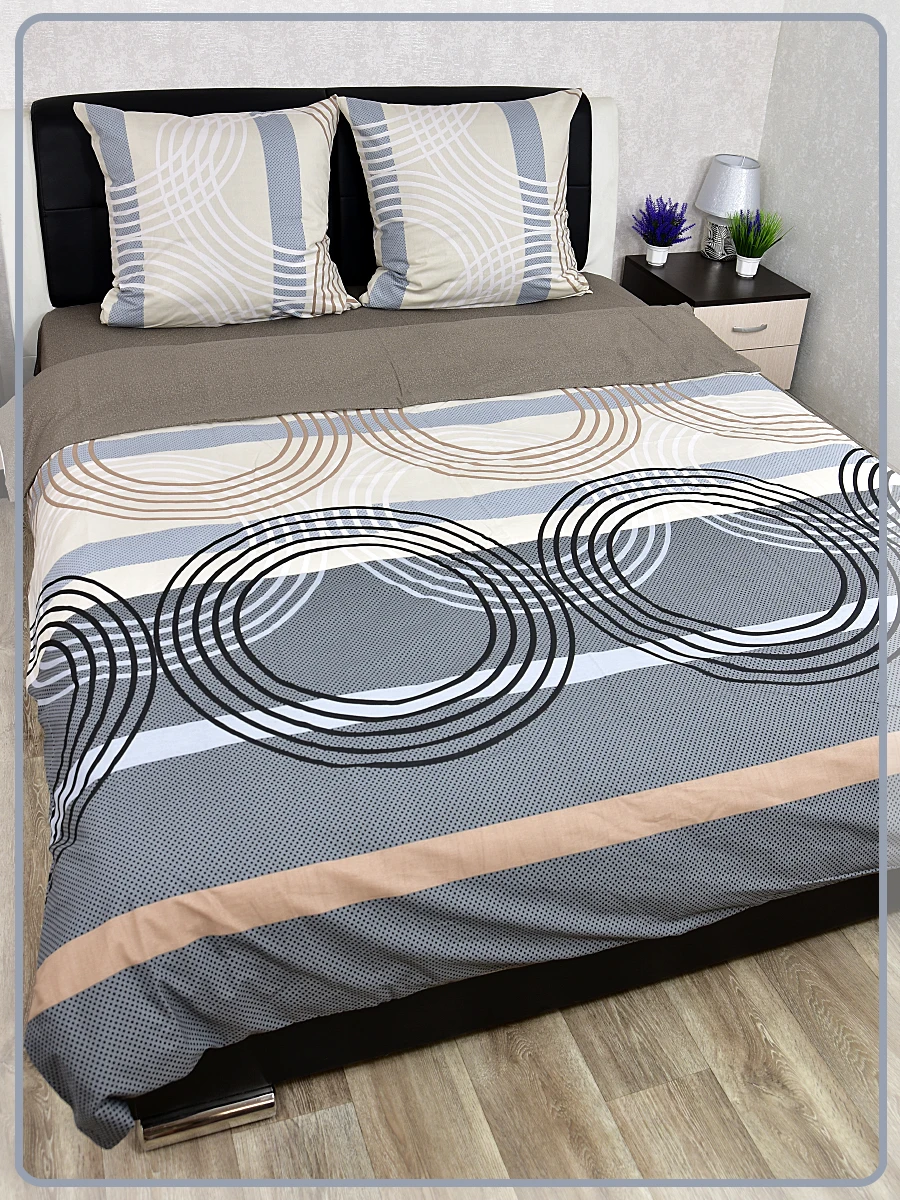 КПБ Поплин Постельное белье поплин 6631 - Семейное