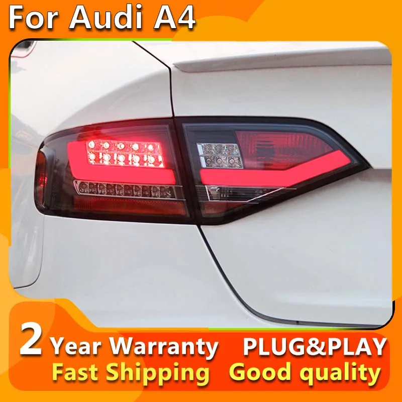 

Автомобильный Стайлинг, задний фонарь для Audi A4 B8 2009-2012 A4L, светодиодный задний фонарь DRL, противотуманная фара, Задний сигнал поворота, задний...