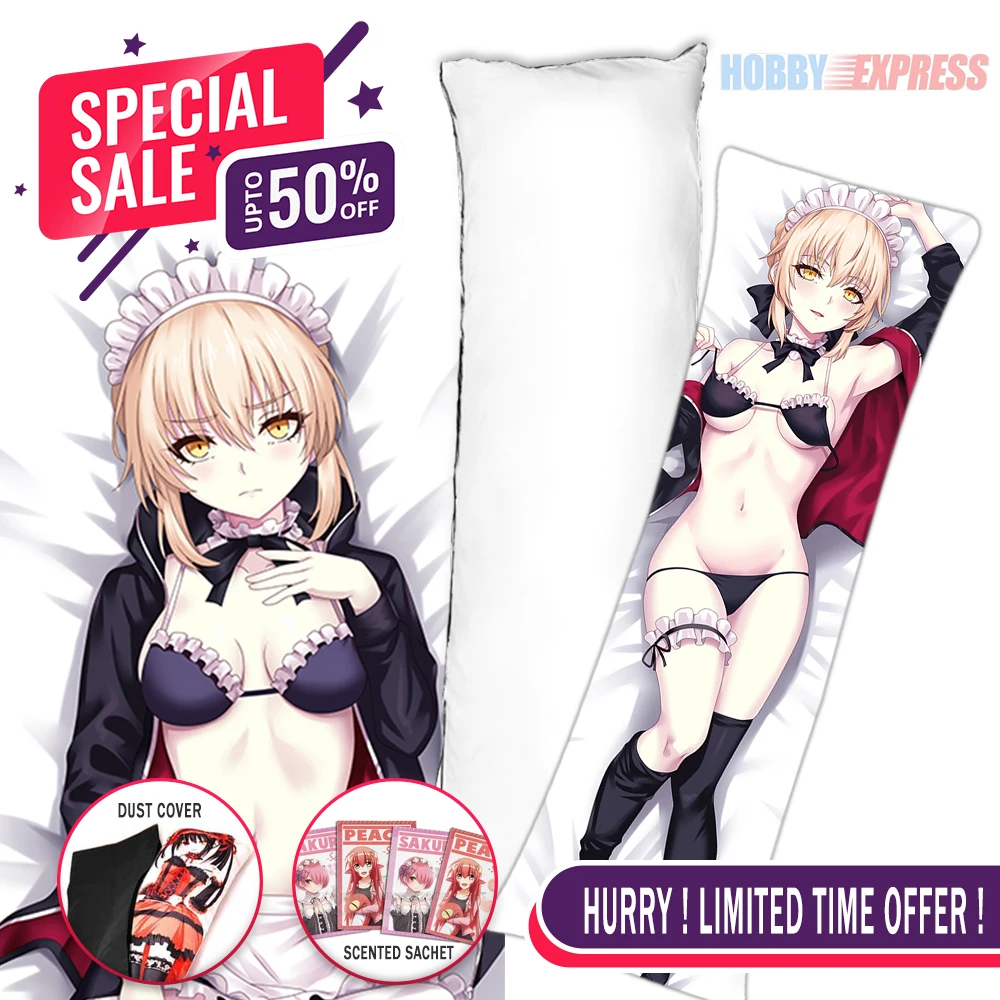 Наволочка для обнимания в японском стиле с принтом дакимакура Отаку Waifu