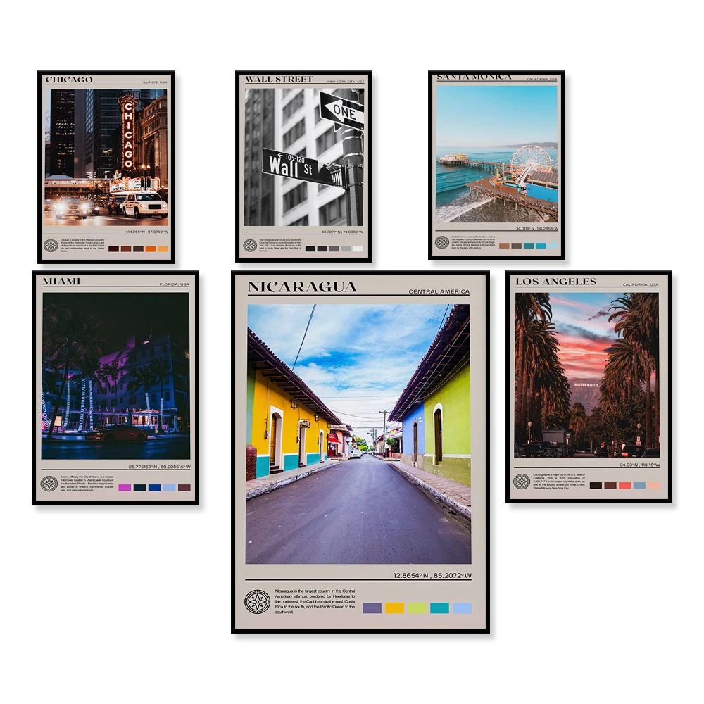 Майами Никарагуа Санта Моника Массачусетс Нью-Йоркский город Невада Сансия