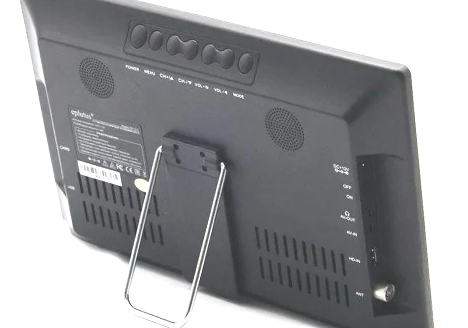 Портативный телевизор Эплутус Модель: EP-121T (G78232LET) 12 1 DVB-T2 - цифровой ЖК-телевизор с
