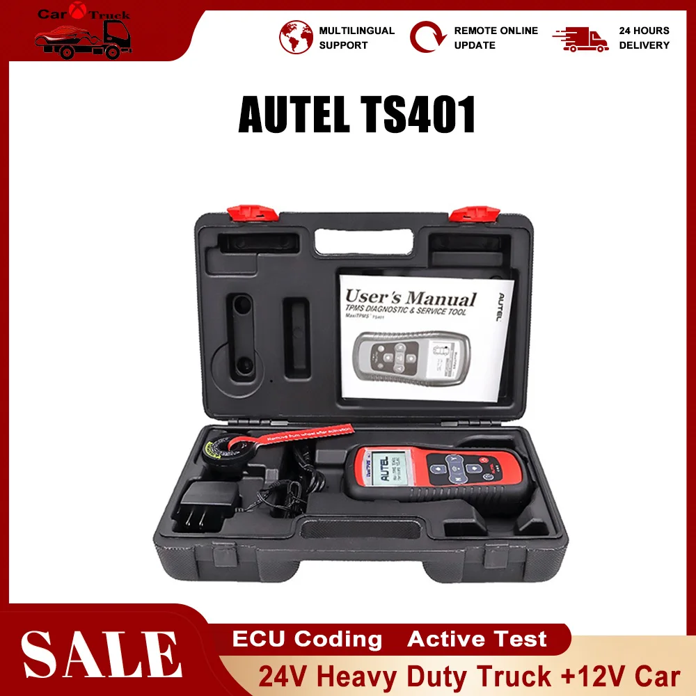 

Autel TS401 TPMS Diagnostic Tool Copy ID 315mhz 433mhz Sensor Activation Programming Mx-Sensor MaxiTPMS Tyre Pressure Tester