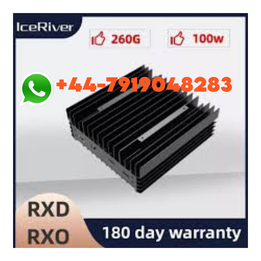 OL ОРИГИНАЛЬНЫЙ ICERIVER RXD RX0 Miner 260GH/S 100W Radiant Mining с блоком питания