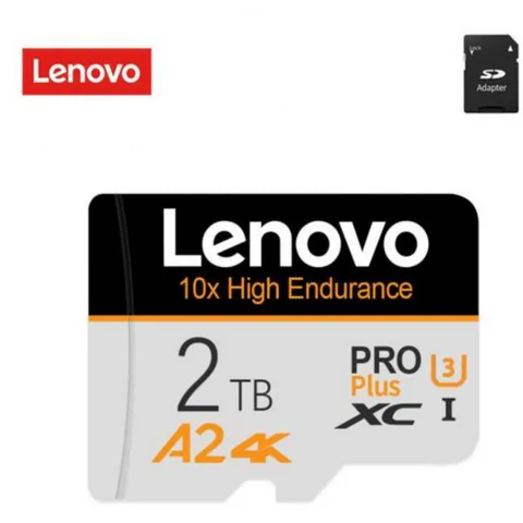 Lenovo 2 шт. Мини-карта памяти 512 ГБ 1 ТБ 2 ТБ SD-карта Micro для телефона компьютера Drone Cam высокоскоростная вспышка A2 V3