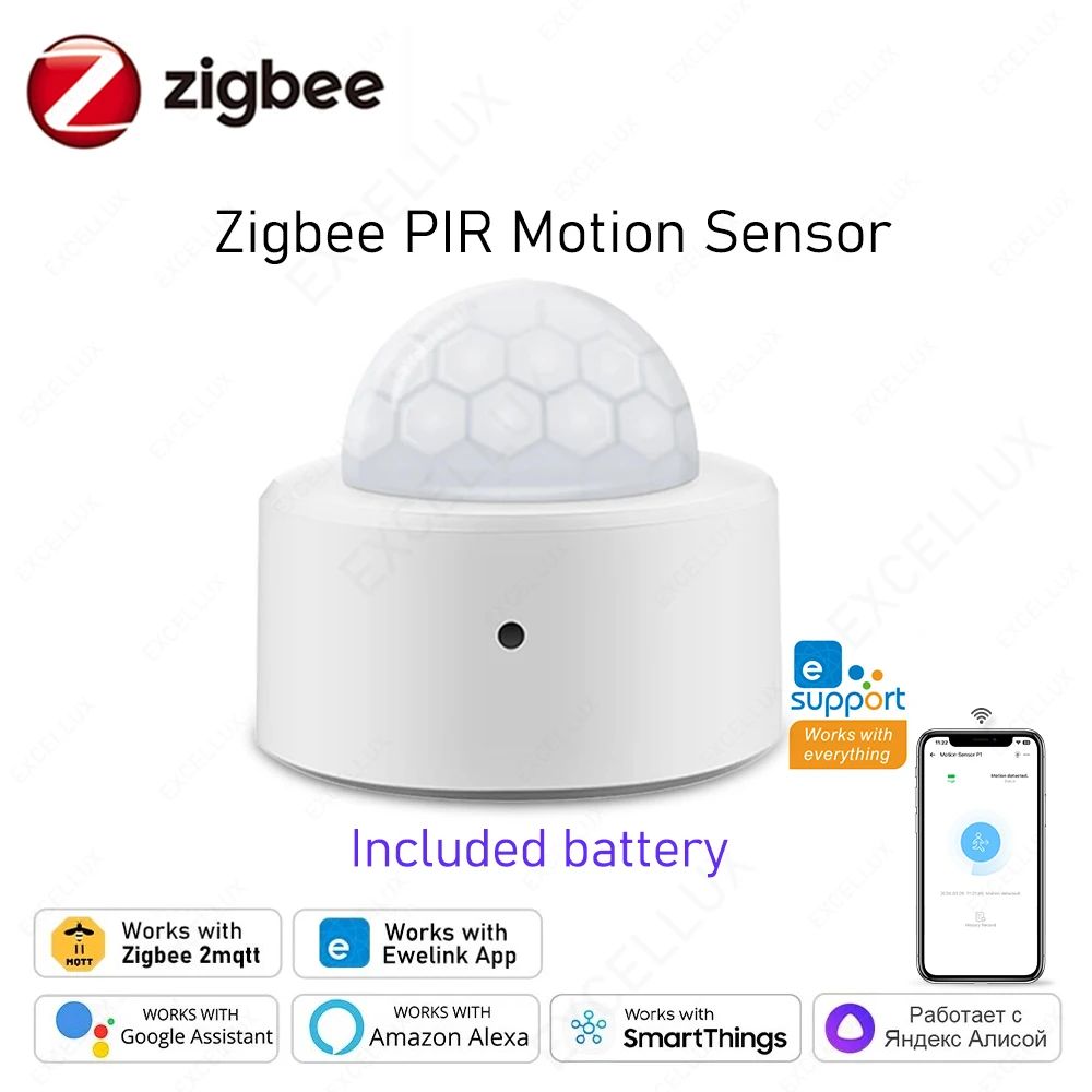 Датчик движения Zigbee Z2M умный инфракрасный датчик тела с поддержкой ZBBridge