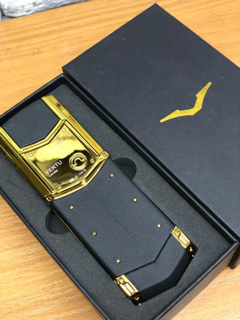 Кнопочный телефон Vertu signature S Design 2 sim Pure Gold | AliExpress