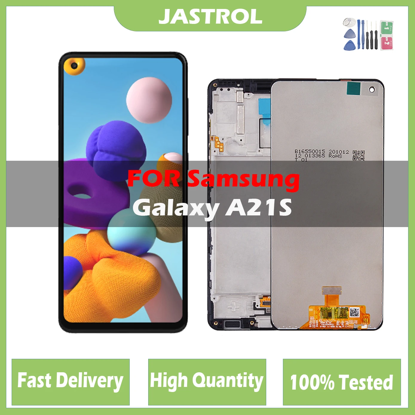 

6.5 inches Original For Samsung Galaxy A21S Display A217 A217F A217M LCD Replacement Repair Screen Touch Digitizer Assembly