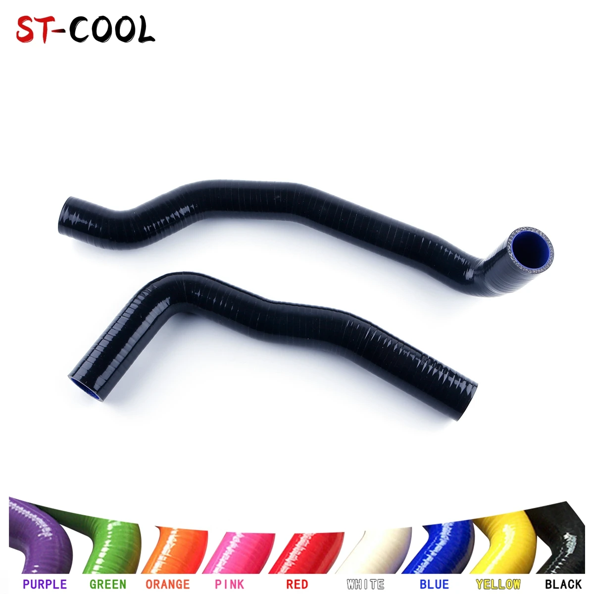 2Pcs Silicone Hoses Kit For Toyota Mark II JZX100 Chaser Cresta 1JZ-GTE 1JZGTE 1996-2000 Radiator Tube 1997 1998 1999 - купить по