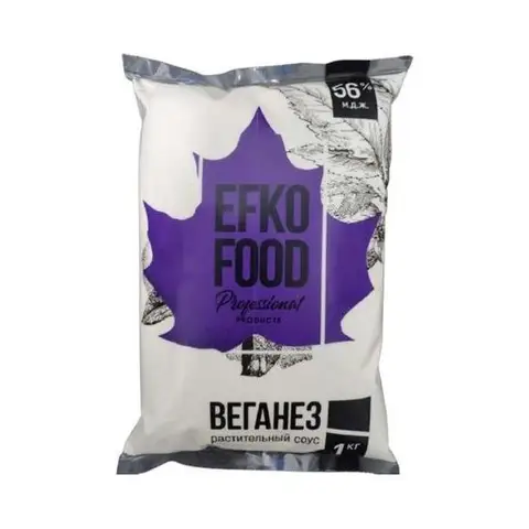 Майонез постный веганский 56% Hi-ВЕГАНЕЗ Professional EFKO, 1 кг - изображение