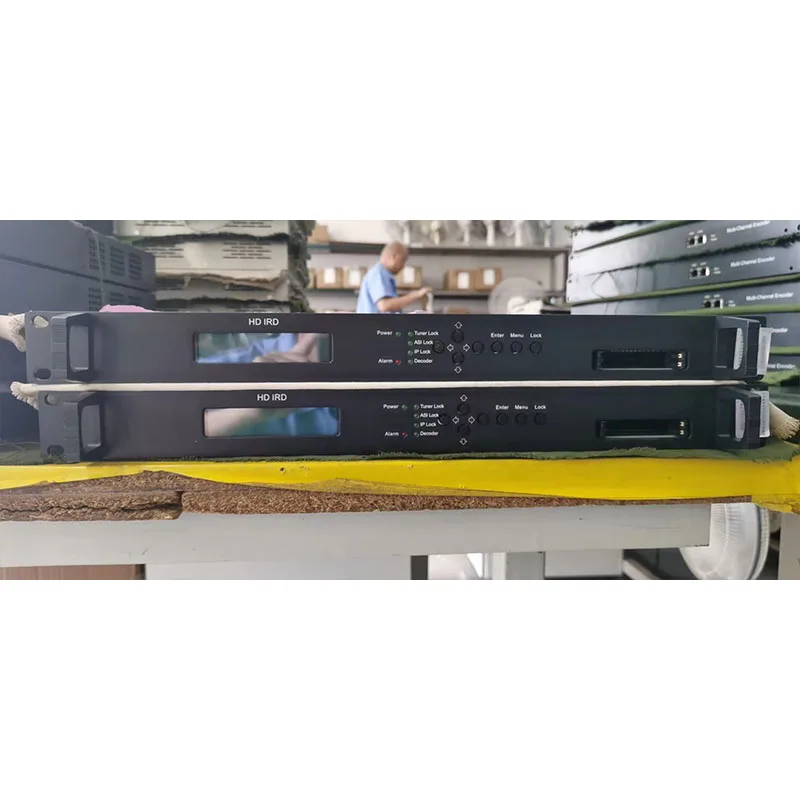 Dibview Newest OTV-75C DVB-C ISDB-T ATSC-T DVB-T/T2 DVB-S/S2 DVB-S2X to HEVC H.265 HD IRD декодер с двумя камерами/CIs |