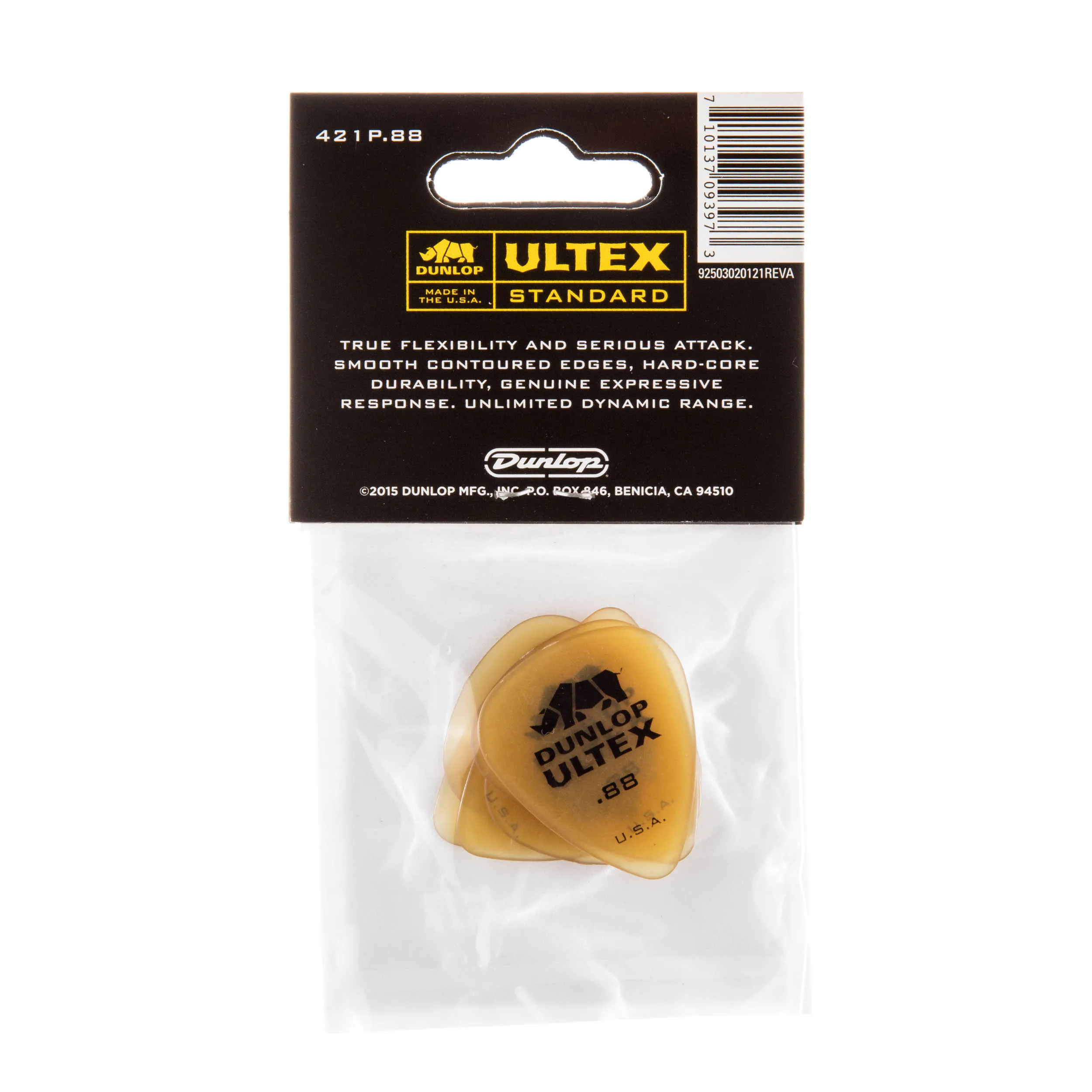 421P.88 Ultex Standard Медиаторы 6шт толщина 0 88мм Dunlop