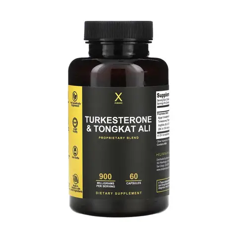 Turkesterone & Tongkat Ali, 900 mg, 60 Capsules (450 mg per Capsule)