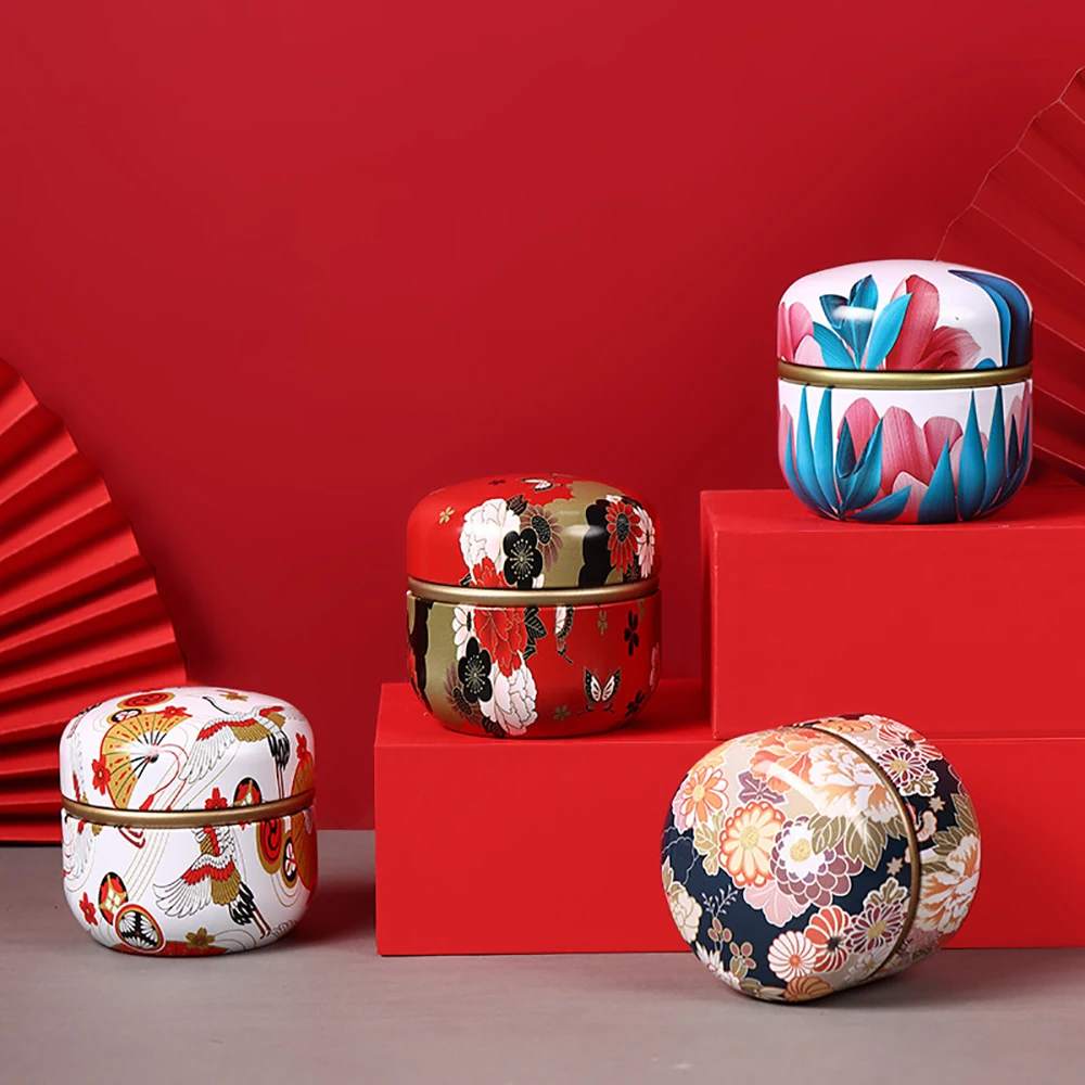 

Mini Tea Storage Jars Container Coffee Tins Aluminum Herb Food Storage Box For Candy Chocolate Sugar Spices Candle 2022 New