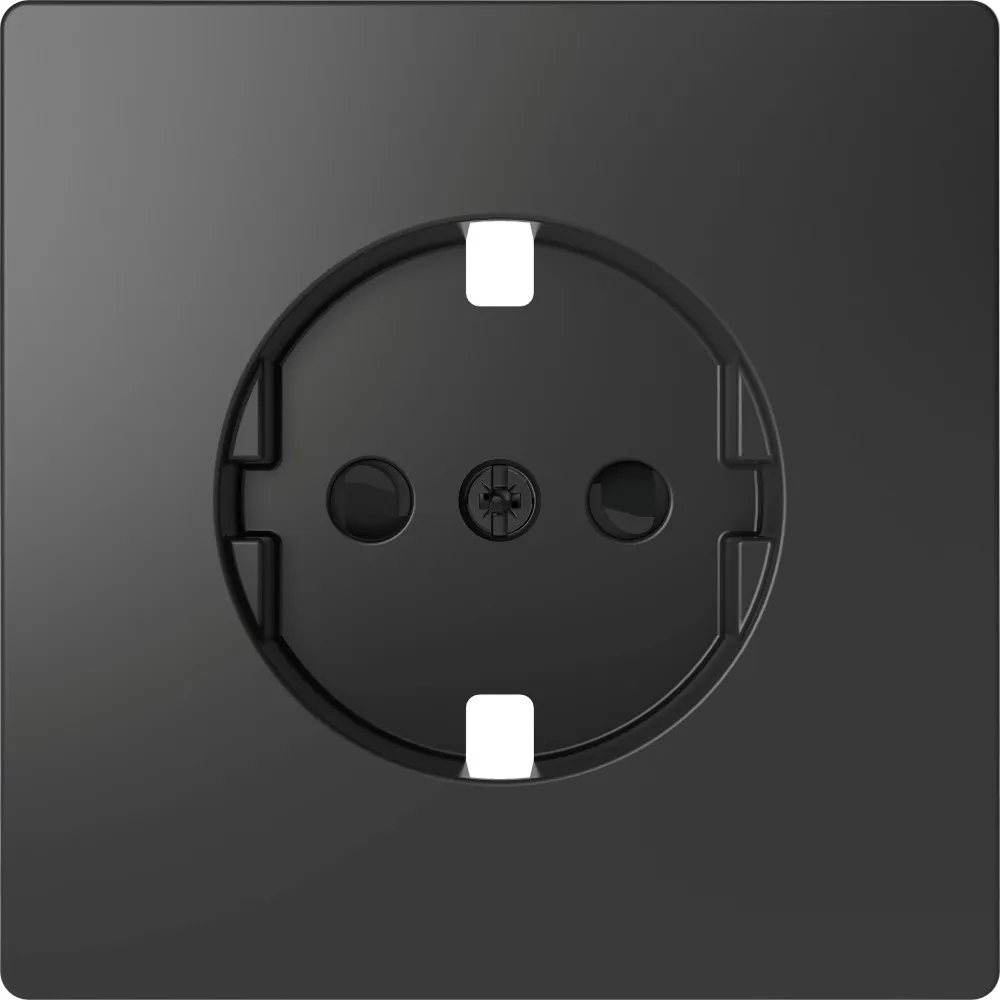 Merten D-Life Антрацит Накладка центральная для Механизма розетки MTN2330-6034 - купить по