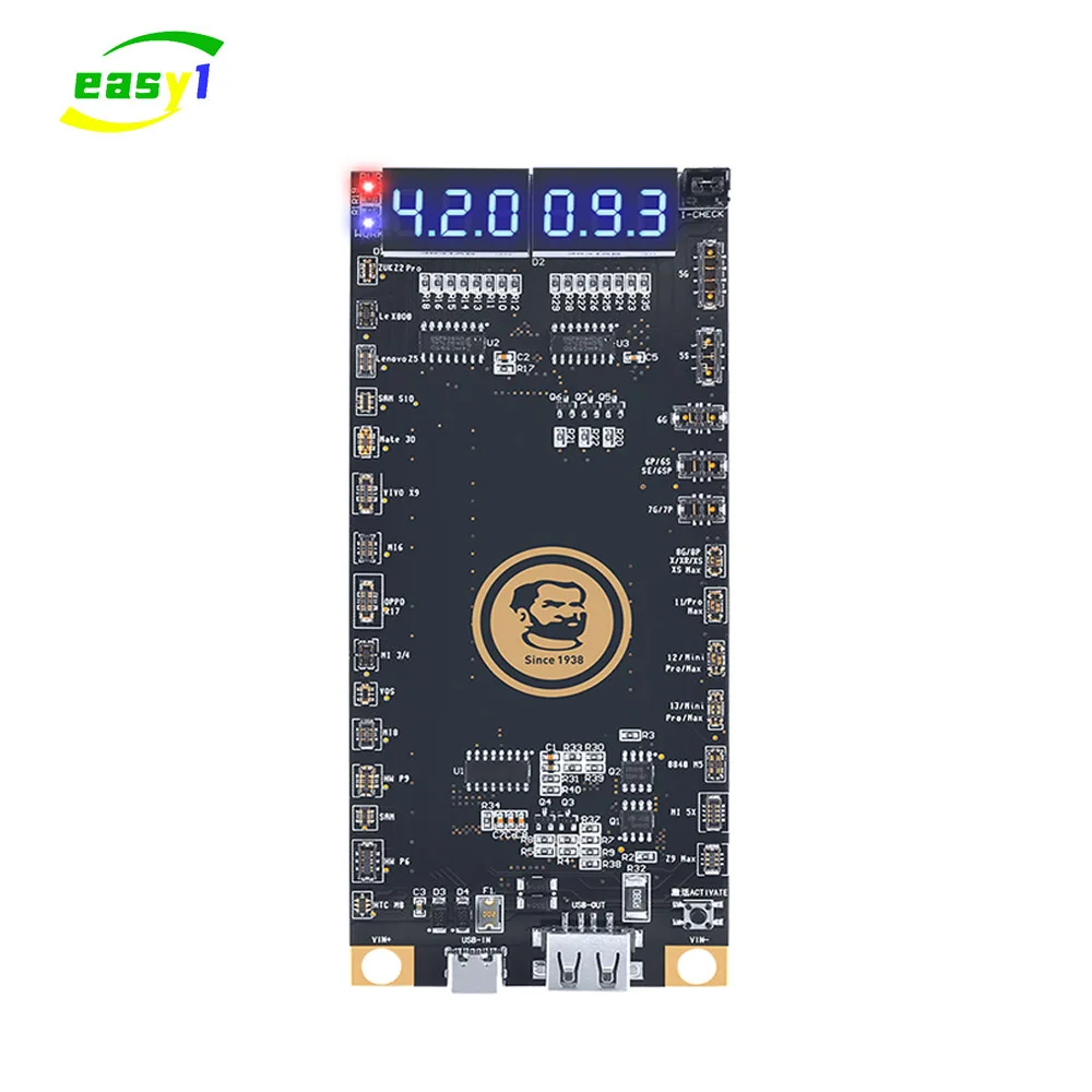 

Mechanic Battery Activetion Detection Board BA27 For iPhone 13 PRO MAX 5S-13 Samsung Huawei Xiaomi Oppo Vivo Battery Charge